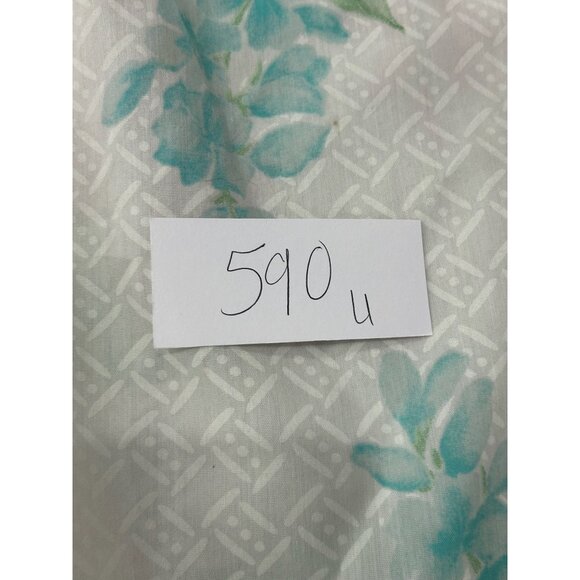 Ashley Ames Vintage Floral Tie Waist Robe Pink Green Sz Small Retro Bohemian - Picture 9 of 10